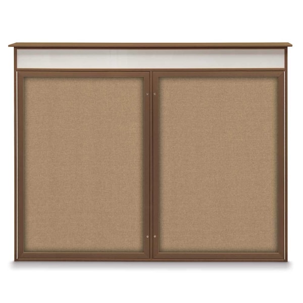 Single Door Enclosed Indoor Letterboard